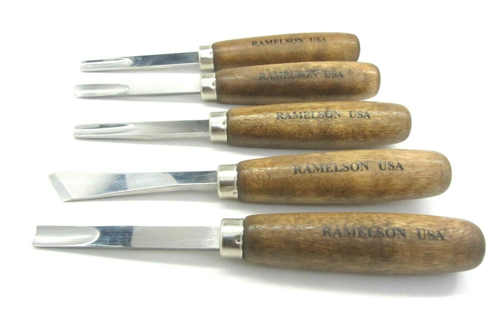 UJ Ramelson 5 Piece Complete Wood Marking Carving Drawing Knife Set With 9  Sliding Bevel and Hardwood Marking Gauge 