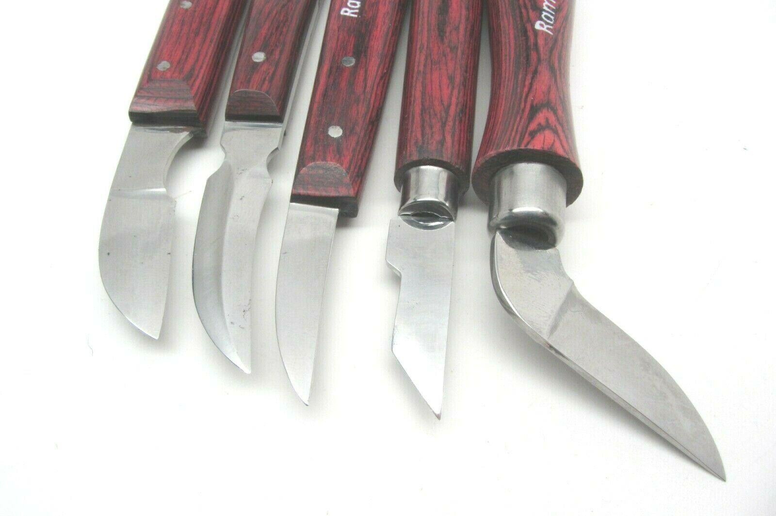 Ramelson 3-Piece Roughing Whittling and Chip Wood Carving Knife Set