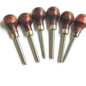 Ramelson Wood Carving Eye Punches Set Kit 6 pc Oval Round Gunsmith Tools Carvers 