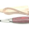 Sloyd whittling carving knife from UJ Ramelson with a leather sheath