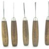106H 5pc Micro Miniature Wood Carving Tools Luthier Violin Set - Image 2