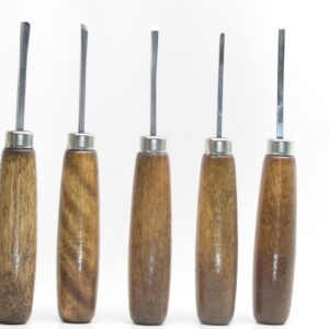 Five-piece miniature wood carving tool set from UJ Ramelson