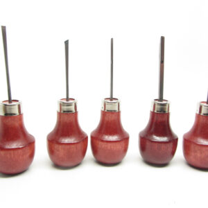 Five-piece set of palm carving tools from UJ Ramelson